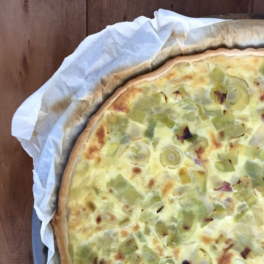 tarte aux poireaux