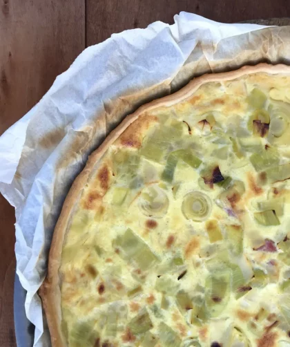 tarte aux poireaux