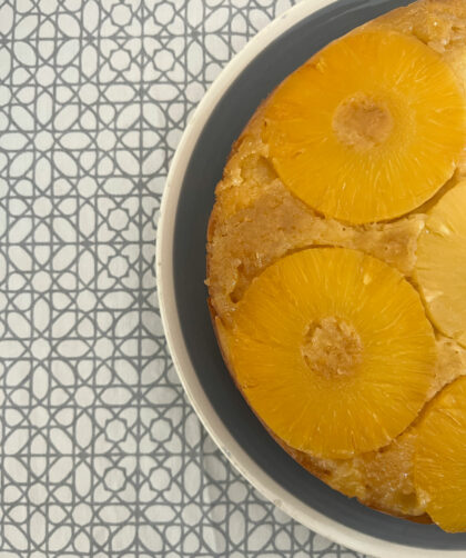 Gâteau ananas fait maison