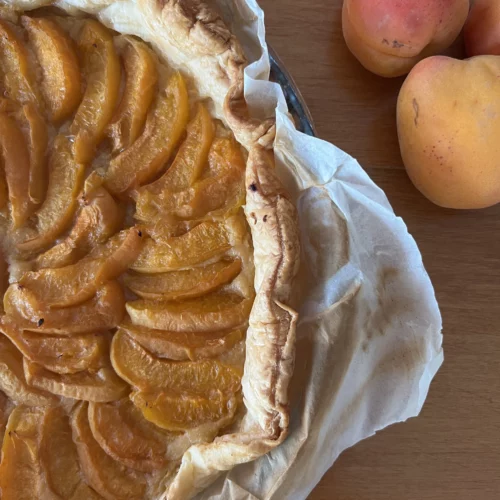 Tarte abricots sans œuf